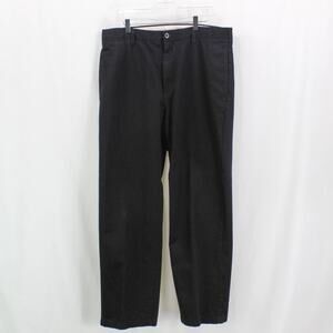 GAP Black Cotton Khakis Classic Fit Pants